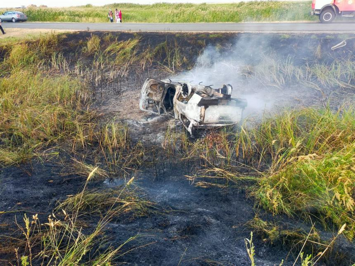  Батыс Қазақстан облысында автокөлік жүргізушімен бірге жанып кетті