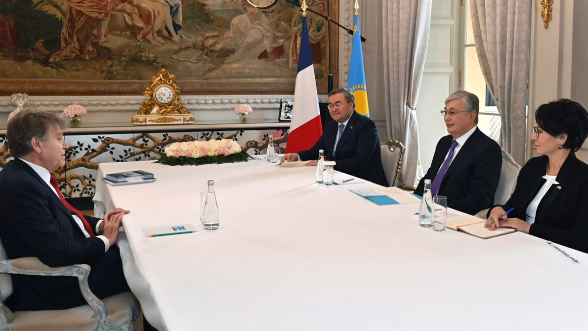 Президент Француз халықаралық қатынастар институтының негізін қалаушысымен кездесті