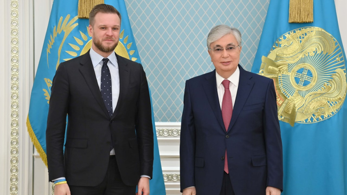 Kazakh President receives Lithuanian Foreign Minister