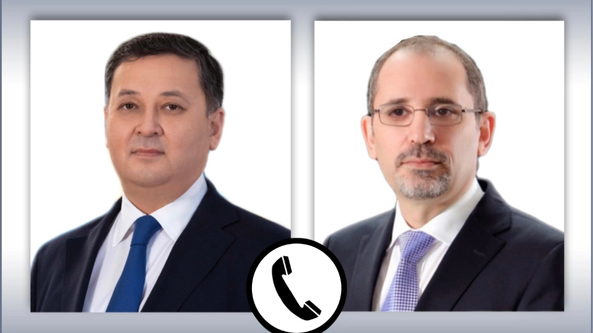 Главы МИД Казахстана и Иордании провели телефонный разговор