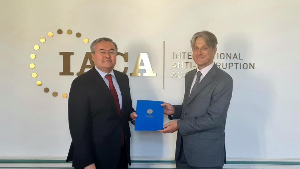 Permanent representative of Kazakhstan presented credentials to Officer-in-Charge of international Anti-Corruption Academy