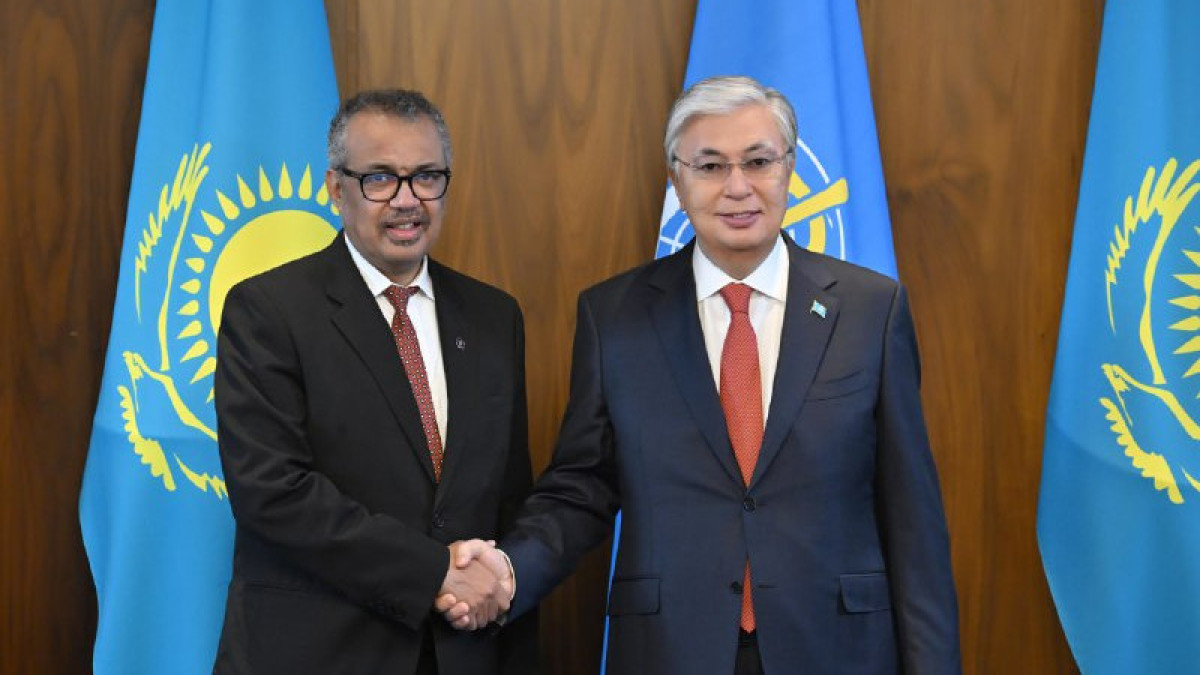 Tokayev meets with WHO Director-General