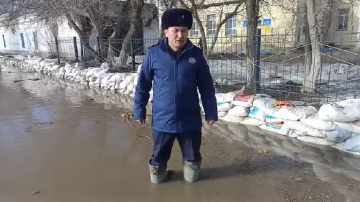 В Атбасар вошла вода - ДЧС