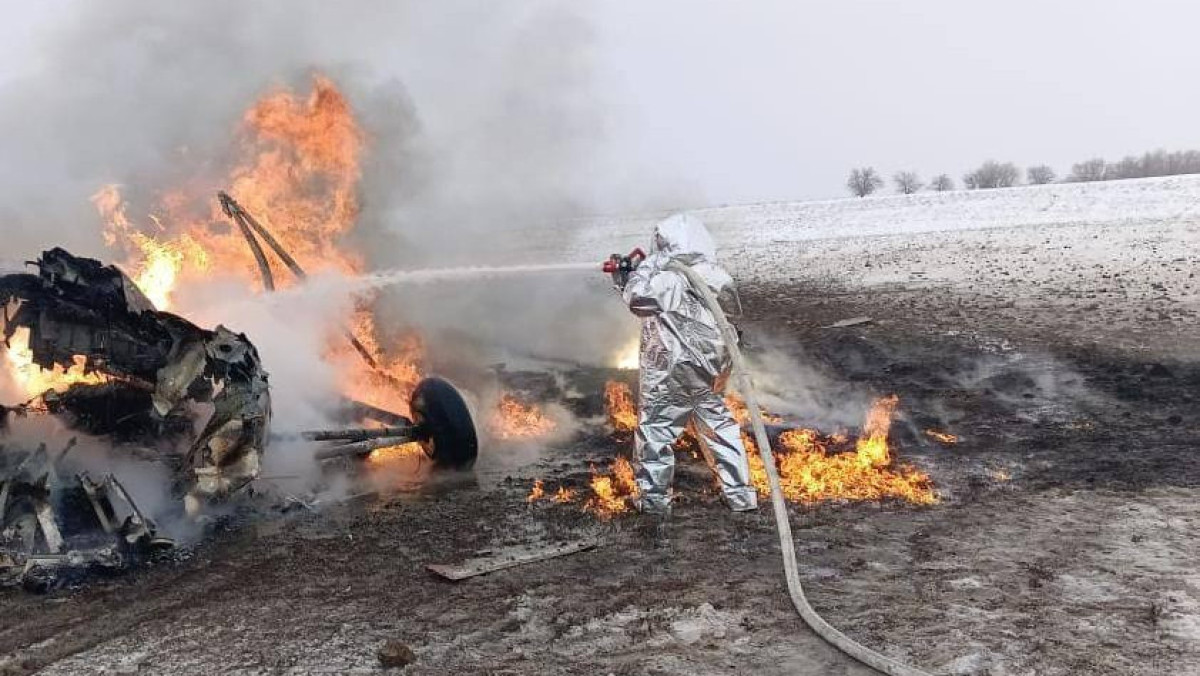 Ақтөбеде оқу-жаттығу кезінде тікұшақ апатынан бір адам қаза тапты