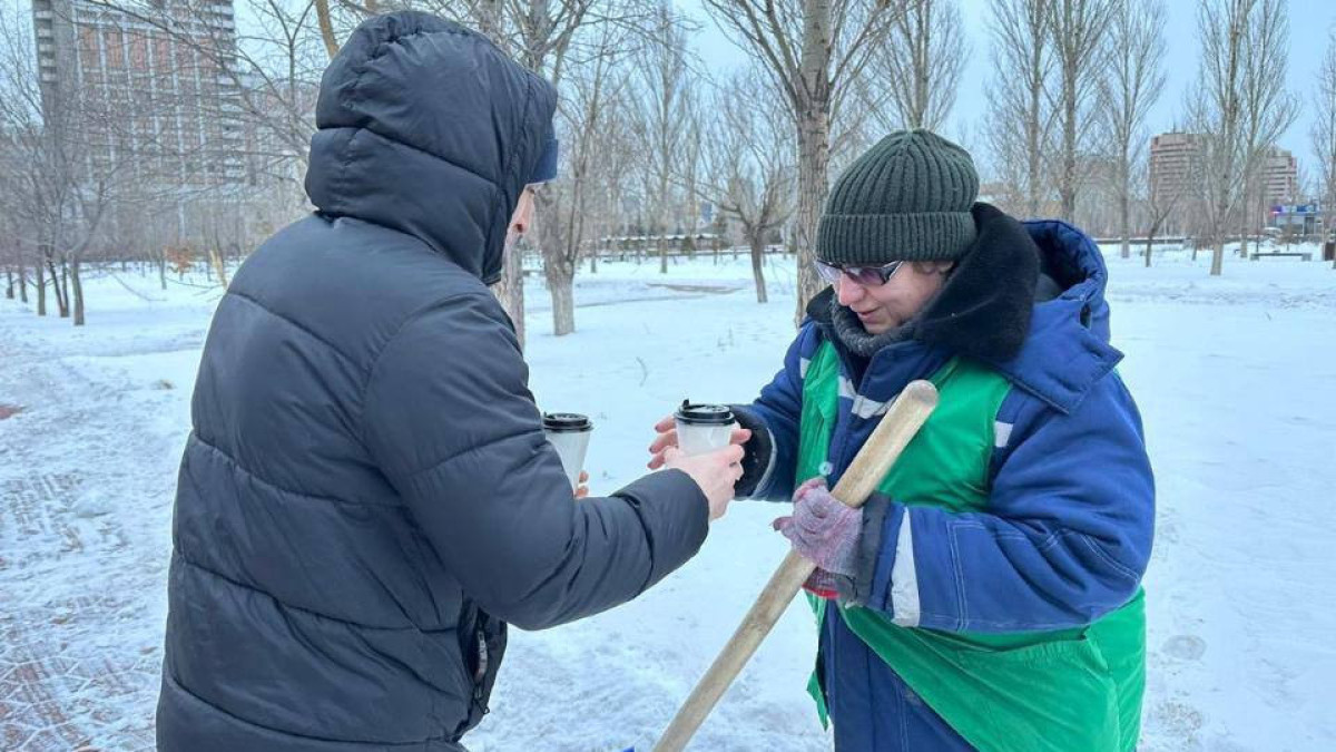 Новый челлендж в знак благодарности коммунальщикам запустили в Астане