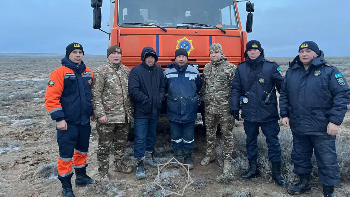 Пропавшего в степи фермера нашли спасатели в Кызылординской области