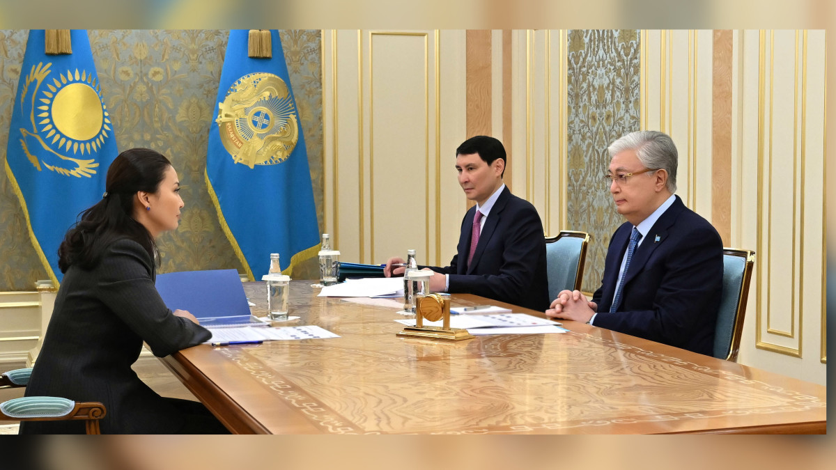 Tokayev receives Chairman of Board of Kazpost JSC Assel Zhanasova