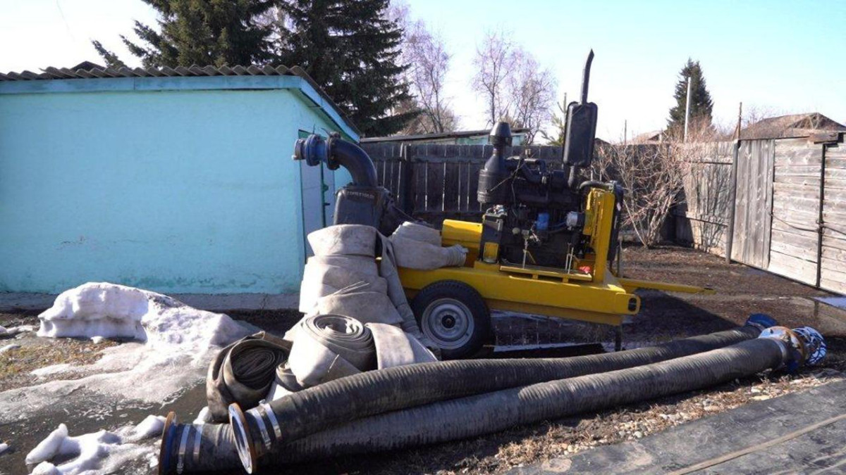 Глубокое ауданында су тасқынына қарсы іс-шаралар  жүргізілуде