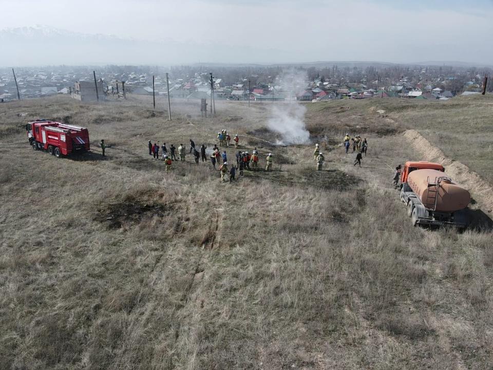 28237 әскери бөлімінде өртке қарсы оқу-жаттығу жұмыстары жүргізілді