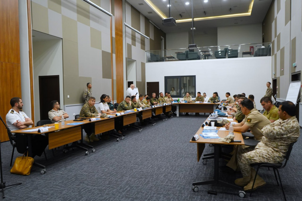 Алматыда шетелдік әскерилер БҰҰ-ның «Бейбіт тұрғындарды кешенді қорғау» халықаралық курсына қатысты