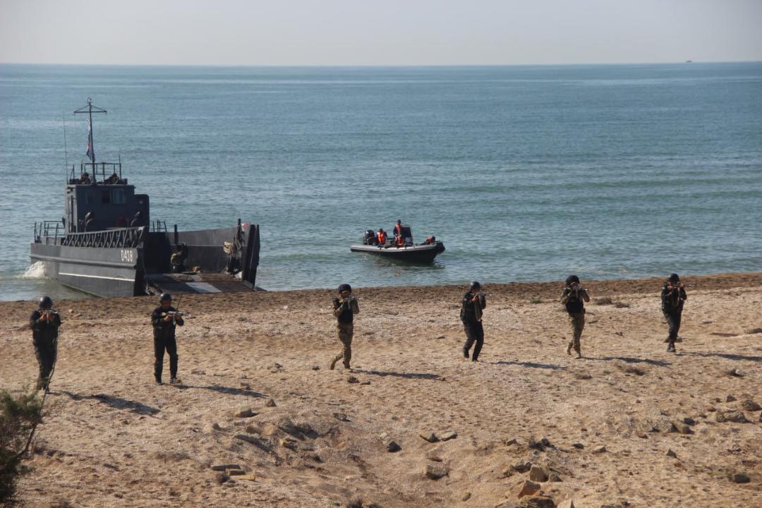 Казахстан и Азербайджан провели совместные военно-морские учения «Хазри-2023»