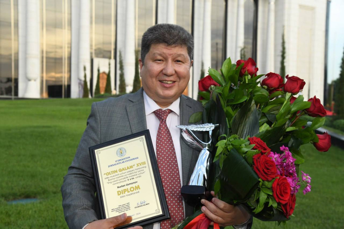 Өзбекстандағы қазақ журналисі Ұлттық марапатқа ие болды