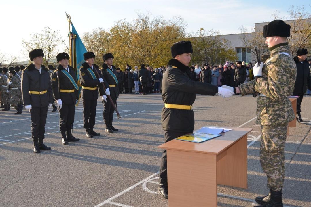 В Актау морские пехотинцы приняли присягу