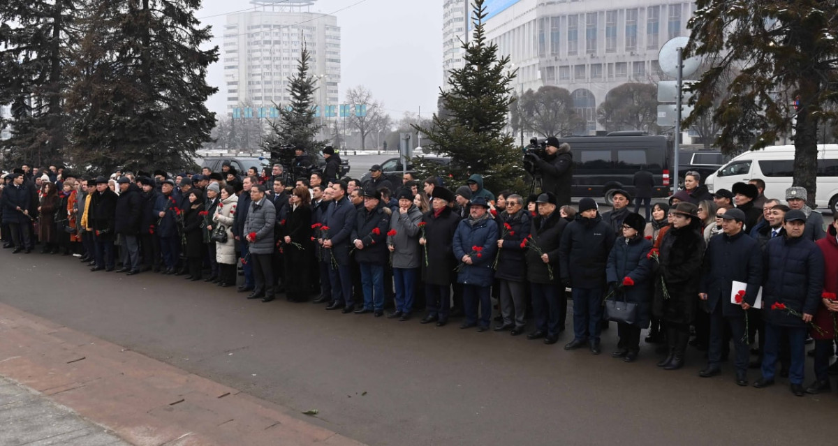 Открытие мемориала «Тағзым» в Алматы