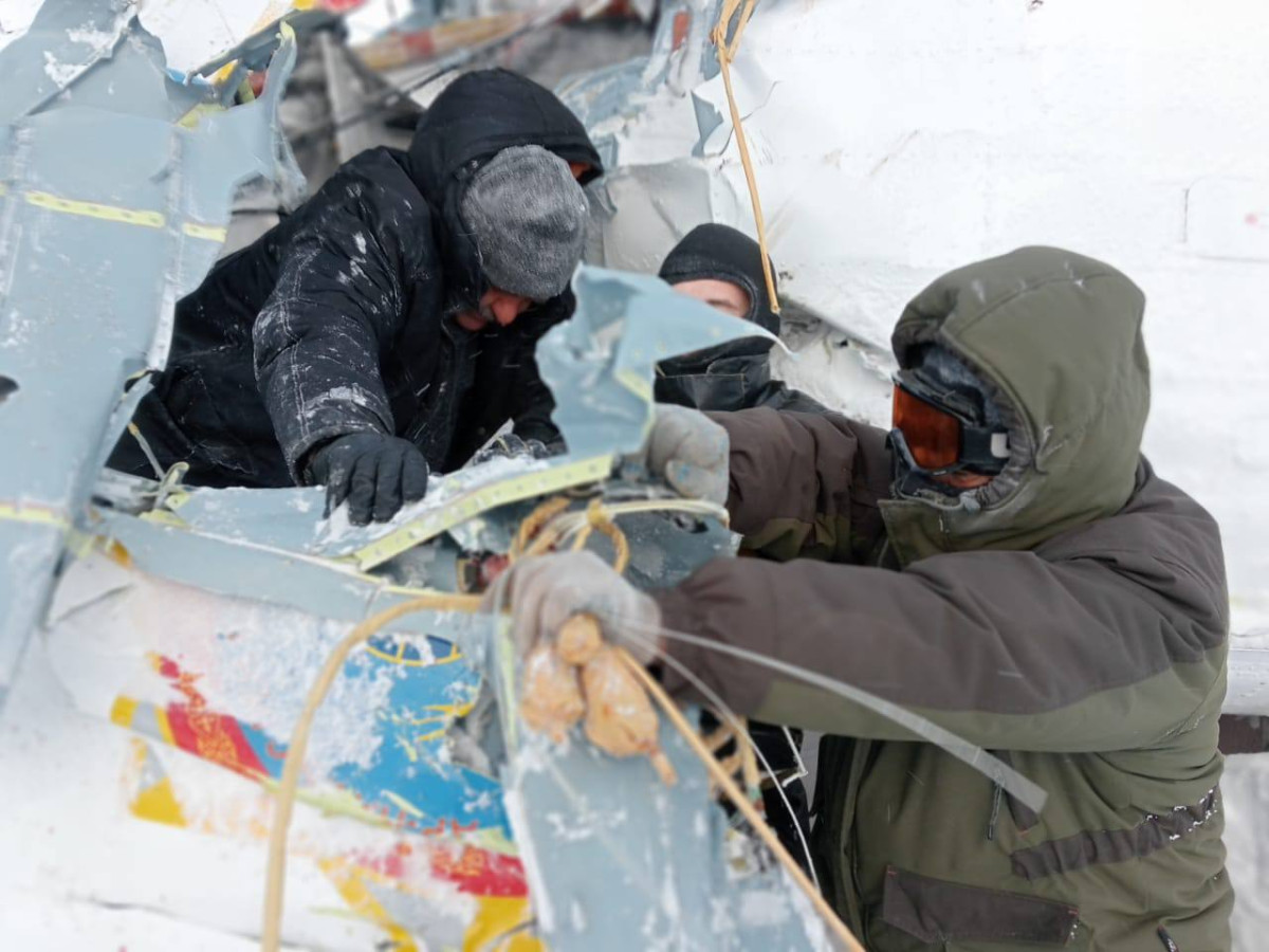 Спасение пострадавших во время авиационного происшествия с вертолетом МИ-8 в ЗКО