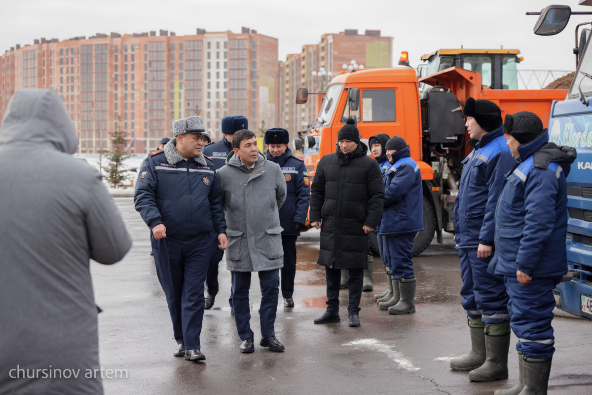 Службы МЧС проводят масштабные учения в Астане