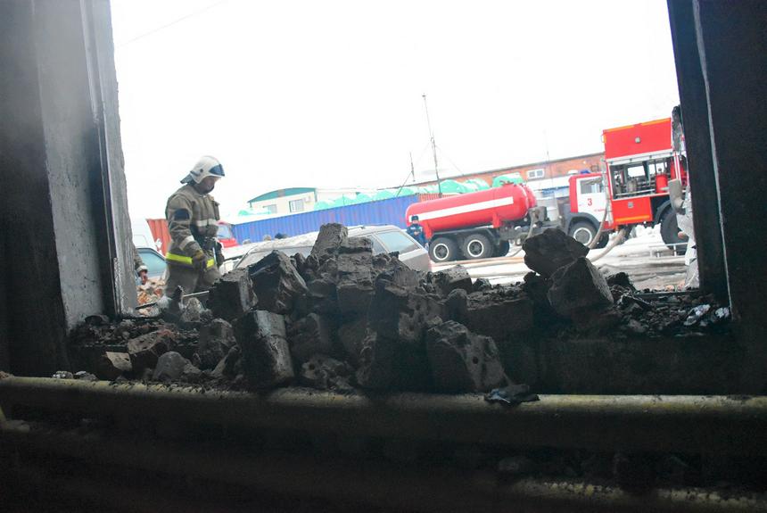 Взрыв произошел на СТО в Петропавловске, есть пострадавшие