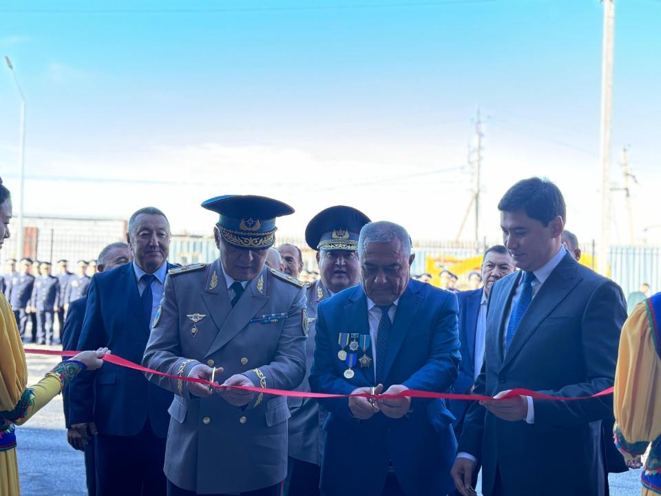 Новое пожарное депо открыли в Шымкенте ко Дню спасателя