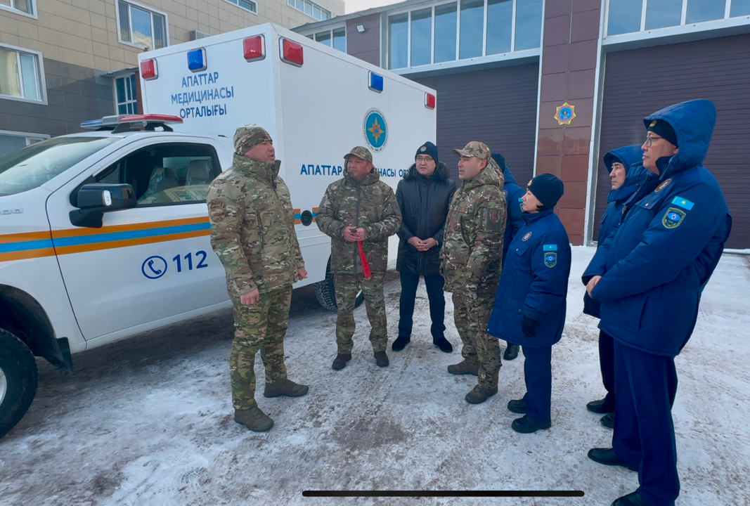 В МЧС РК показали новый суперпроходимый внедорожник для экстренных ситуаций