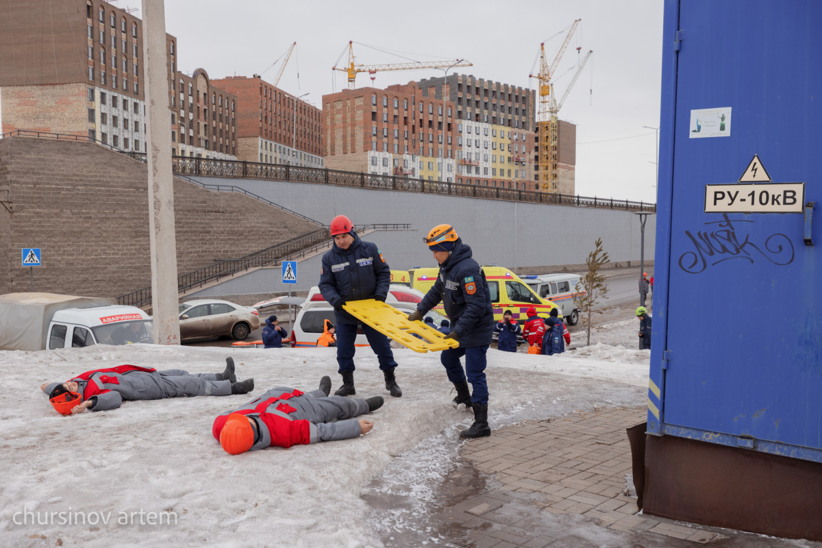 Төтенше жағдайлардың алдын алу бойынша оқу-жаттығу өтті