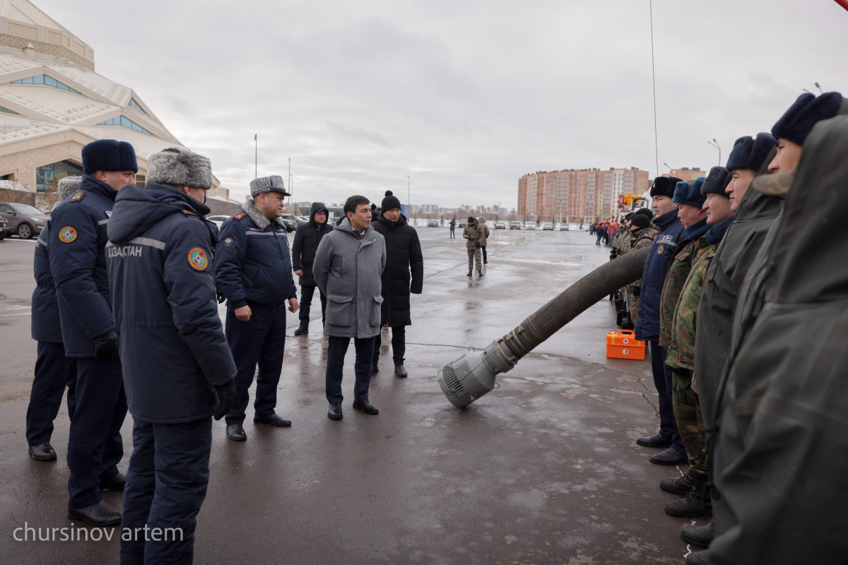 Төтенше жағдайлардың алдын алу бойынша оқу-жаттығу өтті