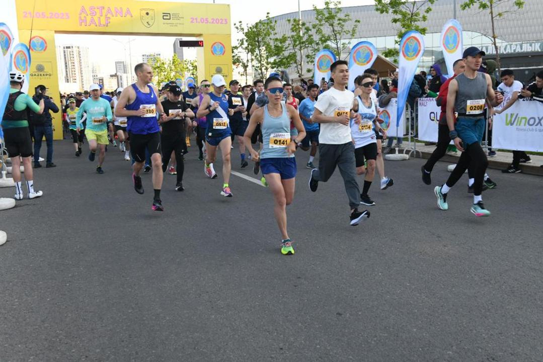 Astana Half 2023 марафонына шетелдіктер де қатысты