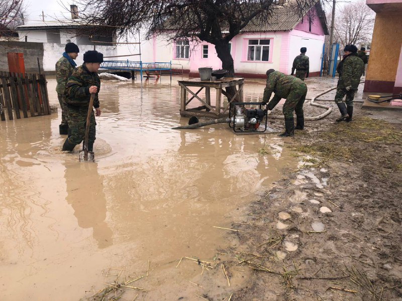 Юрий Ильин прибыл в районы подтоплений в Туркестанской области