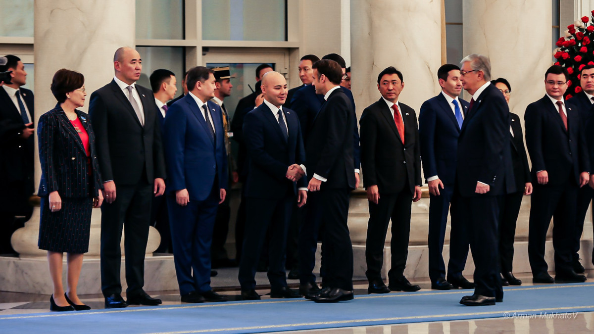 Мемлекет басшысы Қасым-Жомарт Тоқаевтың шақыруымен Франция президенті Эмманюэль Макрон Астанаға ресми сапармен келді