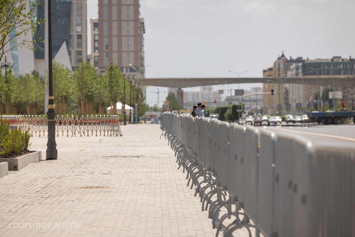 Как в Астане готовятся к предстоящему саммиту ШОС — фоторепортаж