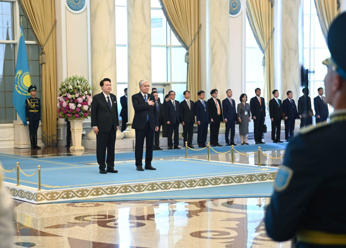 Президент Южной Кореи Юн Сок Ёль прибыл в Казахстан