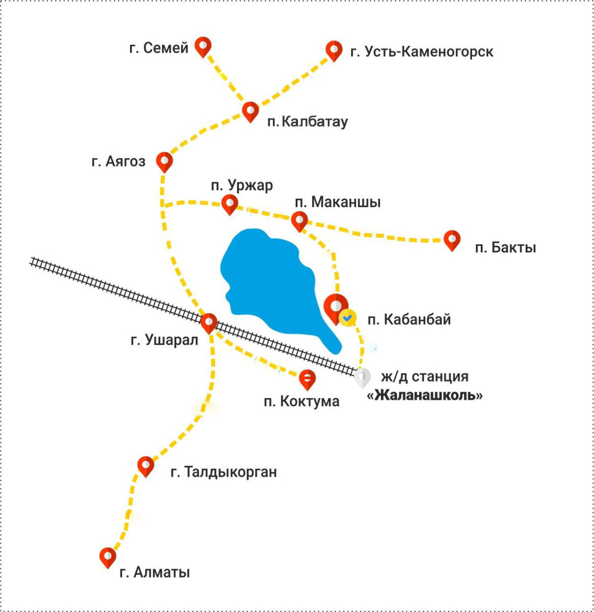 Как подъехать к озеру Алаколь с разных сторон