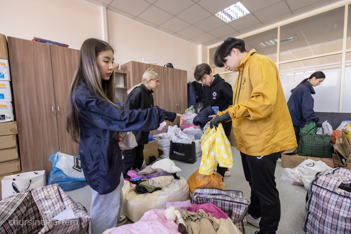 Елордалық еріктілер су тасқынанан зардап шеккен аймақтарға көмек көрсетуде