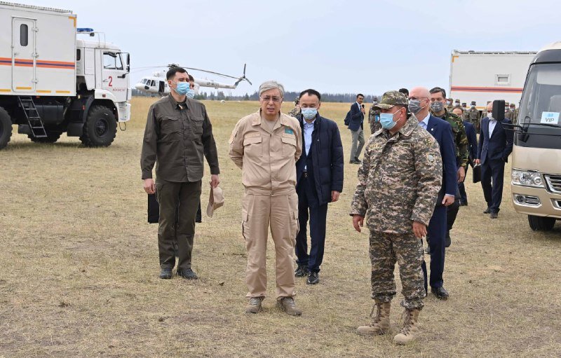 Тоқаев Қостанай облысында өртті сөндіру жөніндегі шұғыл әрекет ету штабының отырысын өткізді