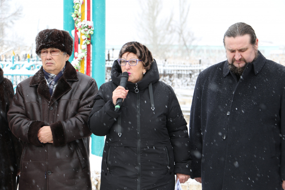 Rally Held at the mass grave of Soviet soldiers in Kyzylorda