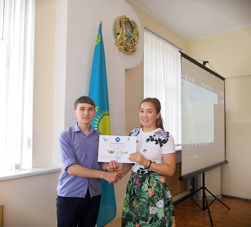 Петропавлда Еріктілер мектебінің тыңдаушылары көшбасшылық қасиеттерін дамытты