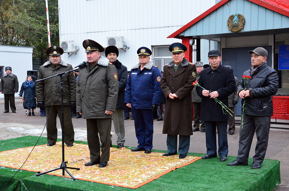 Қаза тапқан құтқарушыларға арналған ескерткіш ашылды