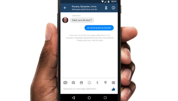 Facebook Messenger өздігінен жойылатын месседждерді сынақтан өткізуде